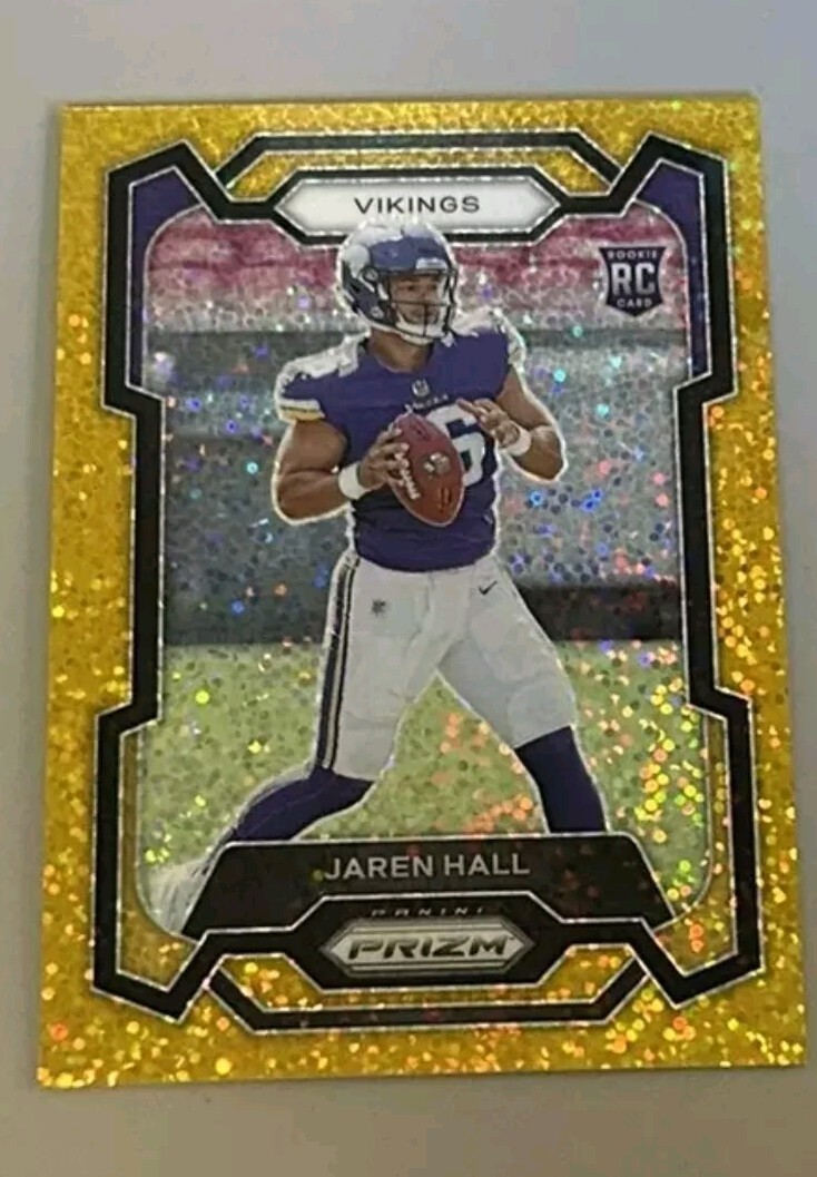2023 Panini Prizm Jaren Hall Rc #367 Gold Sparkle 4/24 Rookie