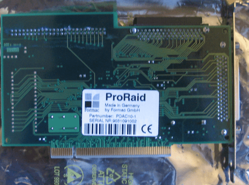 Adaptador Formac ProRAID RAID PCI PCI 16 bits ultra ancho SCSI sistema Mac 7.6 PDAC10-1 - Imagen 5 de 8