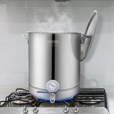 VEVOR Cuve Fermentation Bière Inox 60,6L Kit de Brassage avec Accessoires Maison