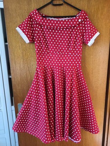 Zuckersüßes Rockabilly-Kleid der Vintage-Marke Dolly and Dotty, Größe 38 - Bild 2 von 17