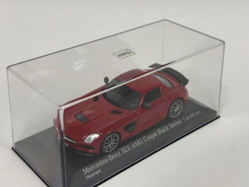1/43 Minichamps Mercedes benz SLS AMG Black Series 2013 Red 437 033021 BK105 - Picture 5 of 7