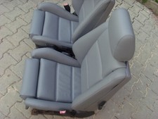 BMW e30 Cabrio Sitzbezüge vo+hi komplett (BMW Nappa Silbergrau)