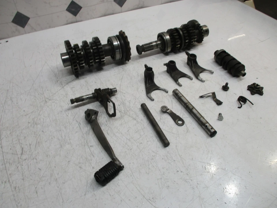 Honda XL500S XL 500 S 1981 81 transmisión horquillas tambor palanca de cambios. Foto 3 de 4