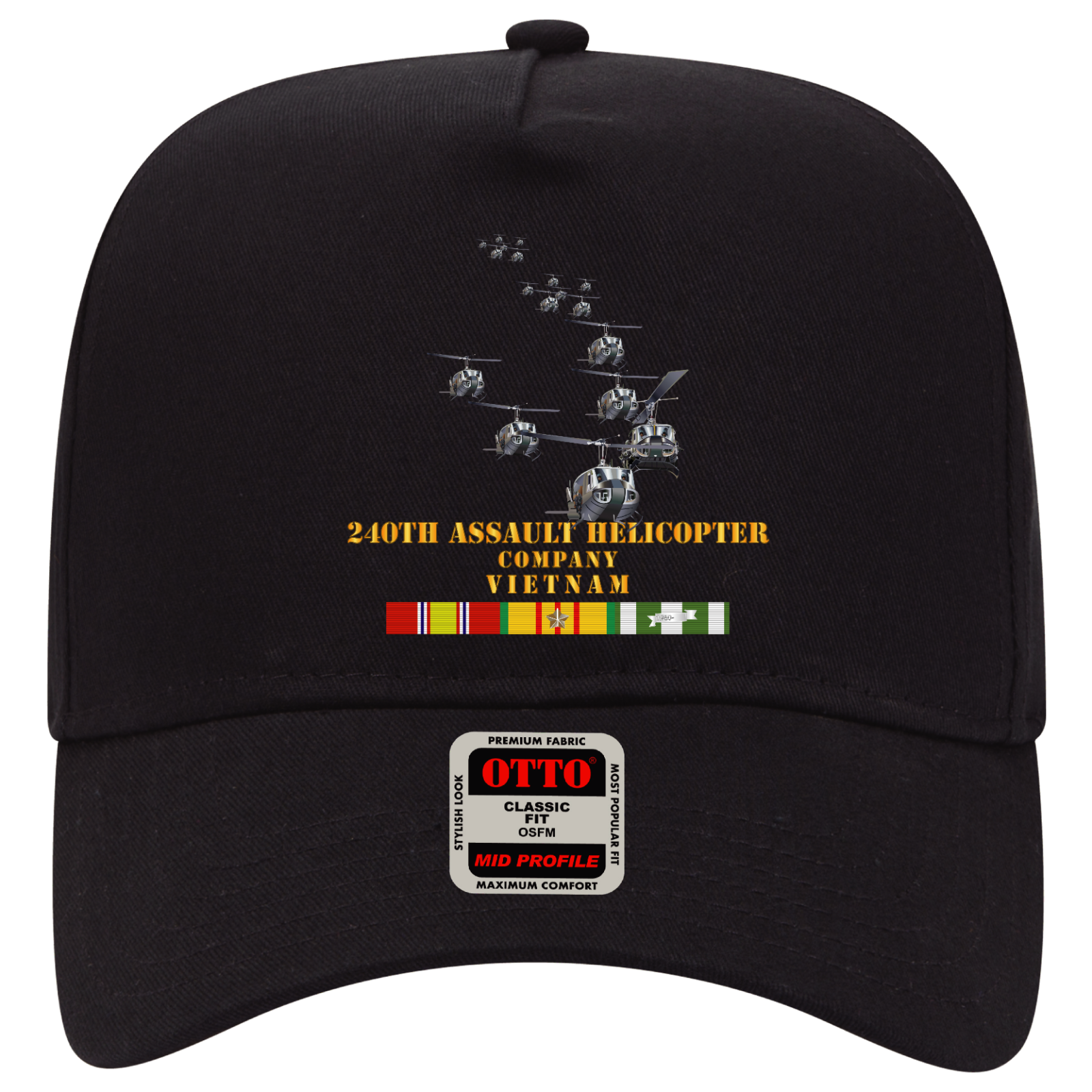240th Assault Helicopter Co Vietnam Service Baseball Cap  -image