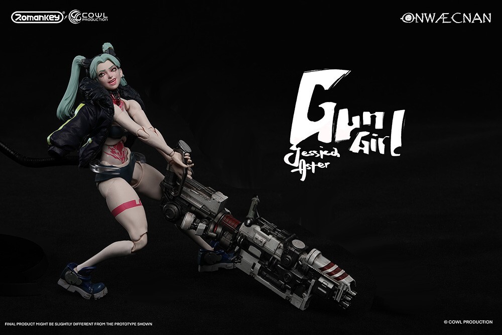 In Hand! New Romankey X COWL 1/12 Gun Girl Action Figure