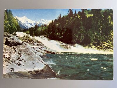 Vintage Postcard Skyhomish River Cascade Mountains Washington State