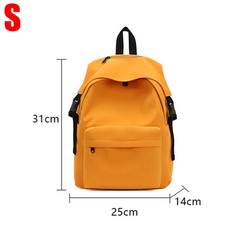 Girls Boys Retro Backpack School Rucksuck Laptop/Travel/Work Plain Bag Knapsack - Picture 2 of 14