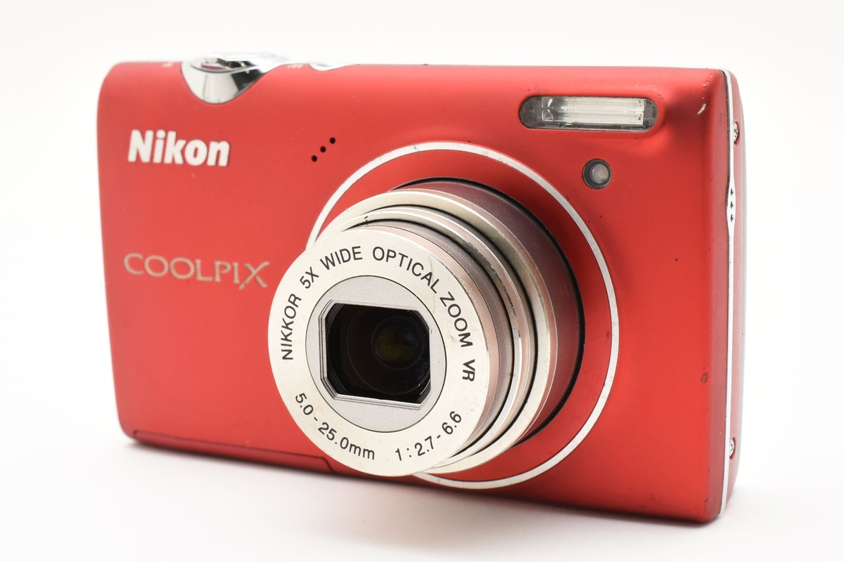 NoA 様フォロー割_Nikon COOLPIX S5100 ❤️レッド ニコン Near MINT】Nikon COOLPIX S5100 Red Digital Camera from Japan