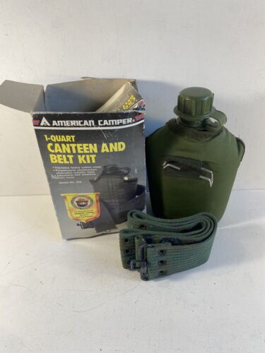 Insulated Canteen And Belt Kit . Insulated Cover Is Removable - Afbeelding 1 van 4