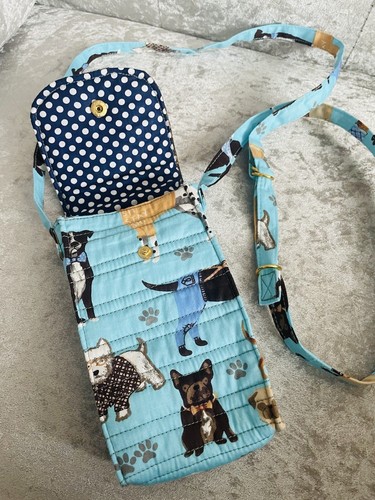 Handarbeitstasche, Mini Geldbörse Smartphone Tasche, Umhängetasche - Bild 11 von 12