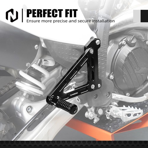 NICECNC Rear Set Passenger Foot Peg Set For KTM EXC EXCF XCW 150-500 2024-2025 - Picture 4 of 11