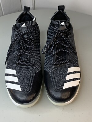 Adidas Boost Icon 3 Metal Baseball Cleats Knit Black White DB1793 Men s Size 13