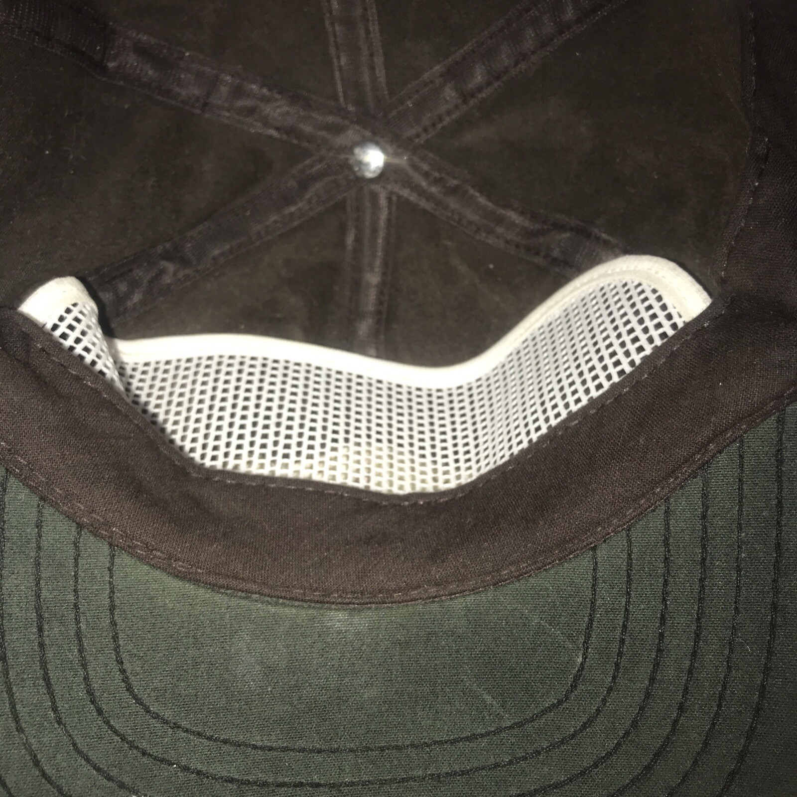 Central Boiler Brown/Green Cotton Strapback Baseball Cap Hat Vintage