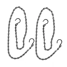 40" S Hook Steel Harness Chain Adjustable Poultry Feeder Drinker 30lb Hold