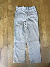 Lands End Kids BOYS 7 Army Green Pants Adjustable Waist Cargo Pocket Pull On