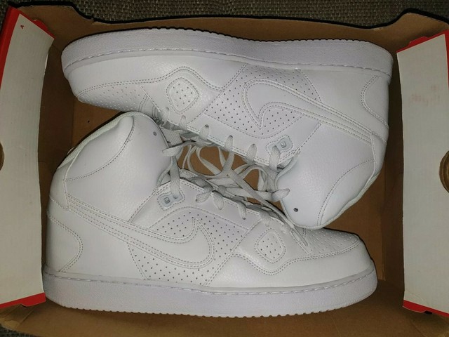 nike son of force mid white