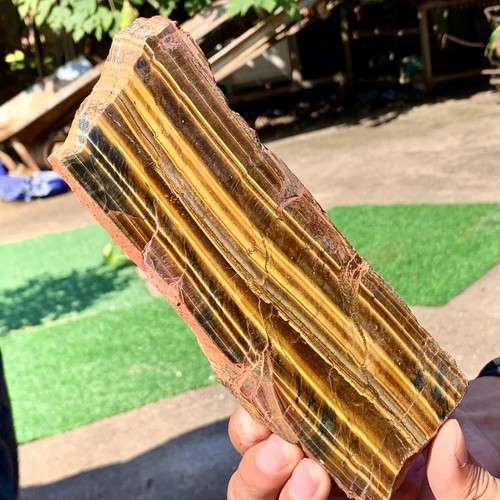 1.23LB Rare Natural Beautiful Yellow Tiger Crystal Mineral Specimen Healing - Picture 6 of 16