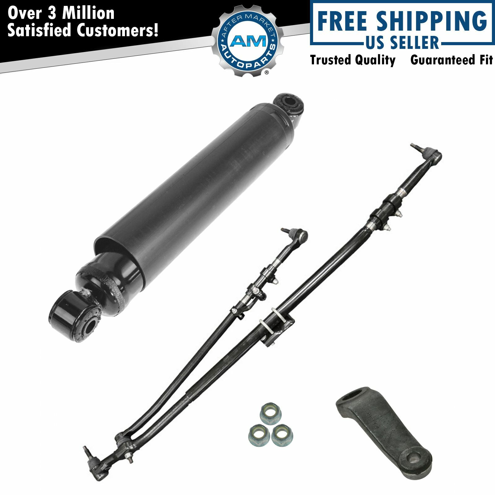 OEM Steering Linkage Damper Shock Nut Kit Set for Dodge Ram Pickup 4WD  Mopar 192659239938 | eBay