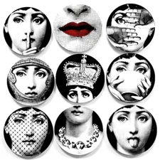 Big Eyes Plate 7 Inch Ceramic Decorative Plates Italy Design Home Decoration Bar