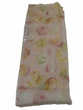 Vintage Echo Fruits Apples Themed Silk Scarf 11  By 54  