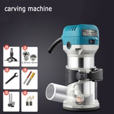 220v Electric Wood Trimming Machine Hand Trimmer Wood Laminator Router 4000RPM