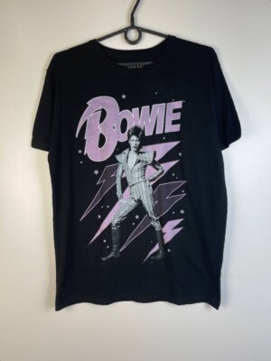 デヴィッド・ボウイ 95年 L BROCKUM バンドT 90s david bowie ビンテージ Tシャツ バンドTシャツ デビッド ボウイ