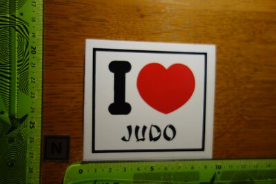 Alter Aufkleber Kampfsport Judo Ju-Jutsu (C)