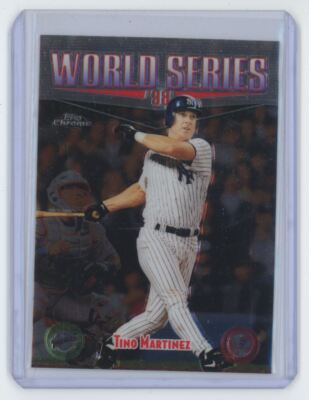 1999 Topps Chrome Tino Martinez . New York Yankees #236