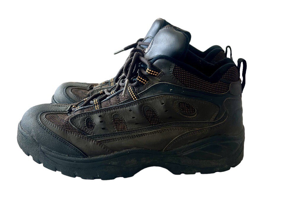 Yukon Maverick Mens Black/Brown Lace Up Mens Hiking Trail  display picture 3