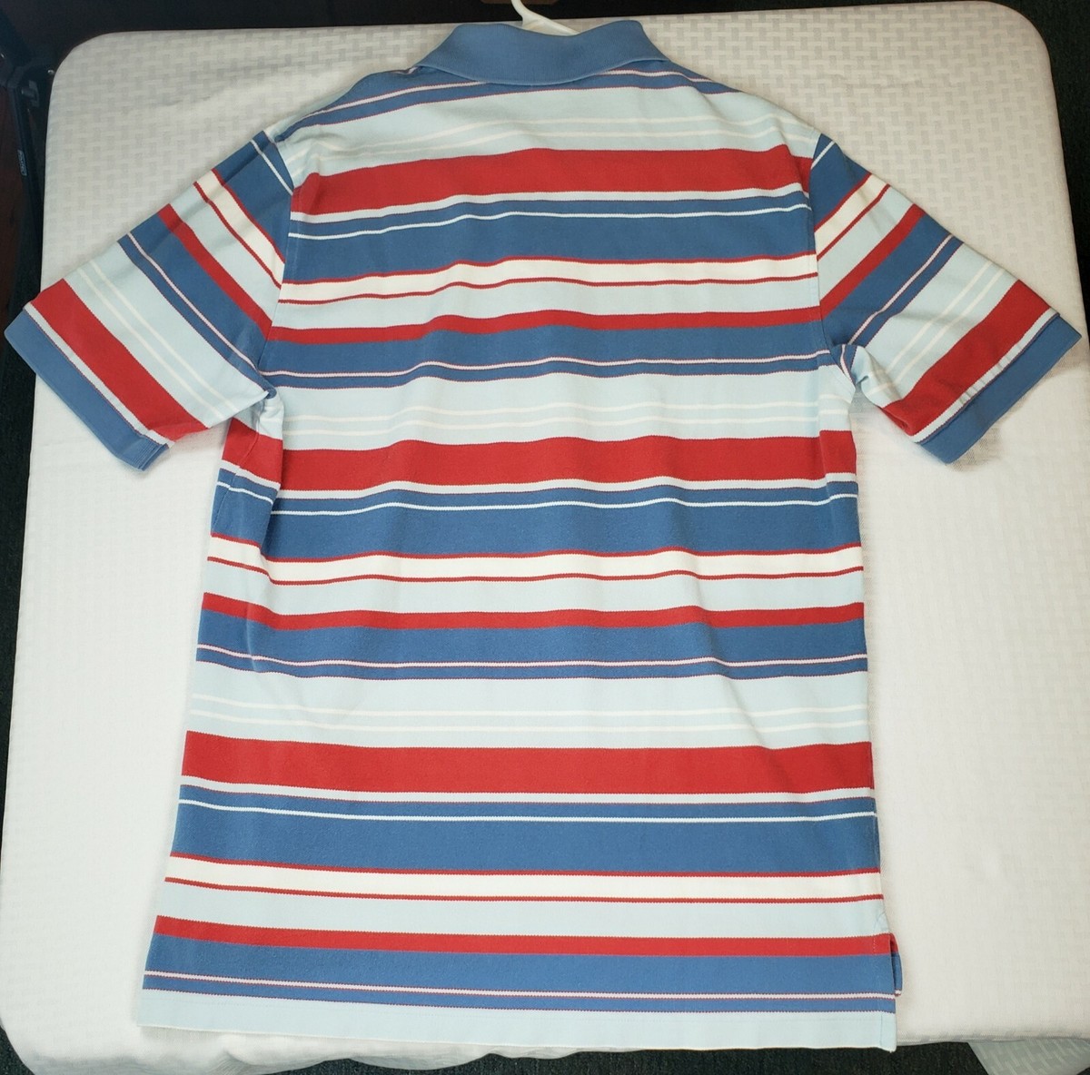 Brooks Brothers Men's Blue, Red & White 346 SS Polo Shirt Size