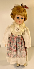 Simson Giftware Porcelain Doll 15" Collectable Vintage blue eyes