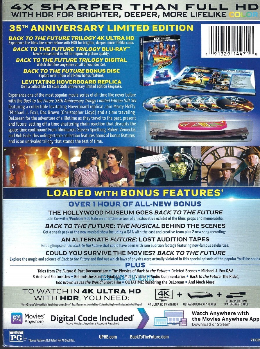 Back to The Future 35th Anniversary Trilogy Limited Edition
