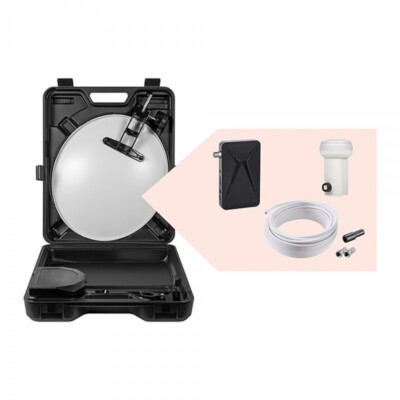 Camping First Camping-Koffer HD Receiver LNB  Kabel mobile Sat Satelliten Anlage