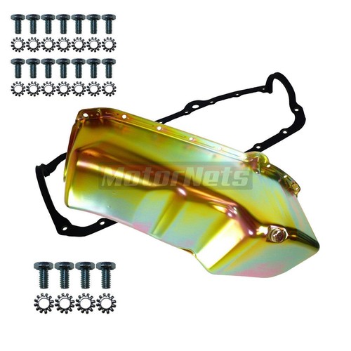 Chevy SBC 57-79 Zinc Oil Pan w/ Gasket Bolts 283-305-307-327-350-400 OEM Hot Rod - 第 1/4 張圖片
