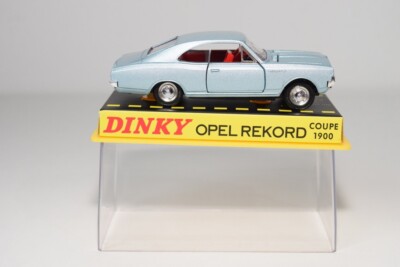 B3 1:43 DINKY TOYS ATLAS 1405 OPEL REKORD COUPE 1900 MET. BLUE MIB