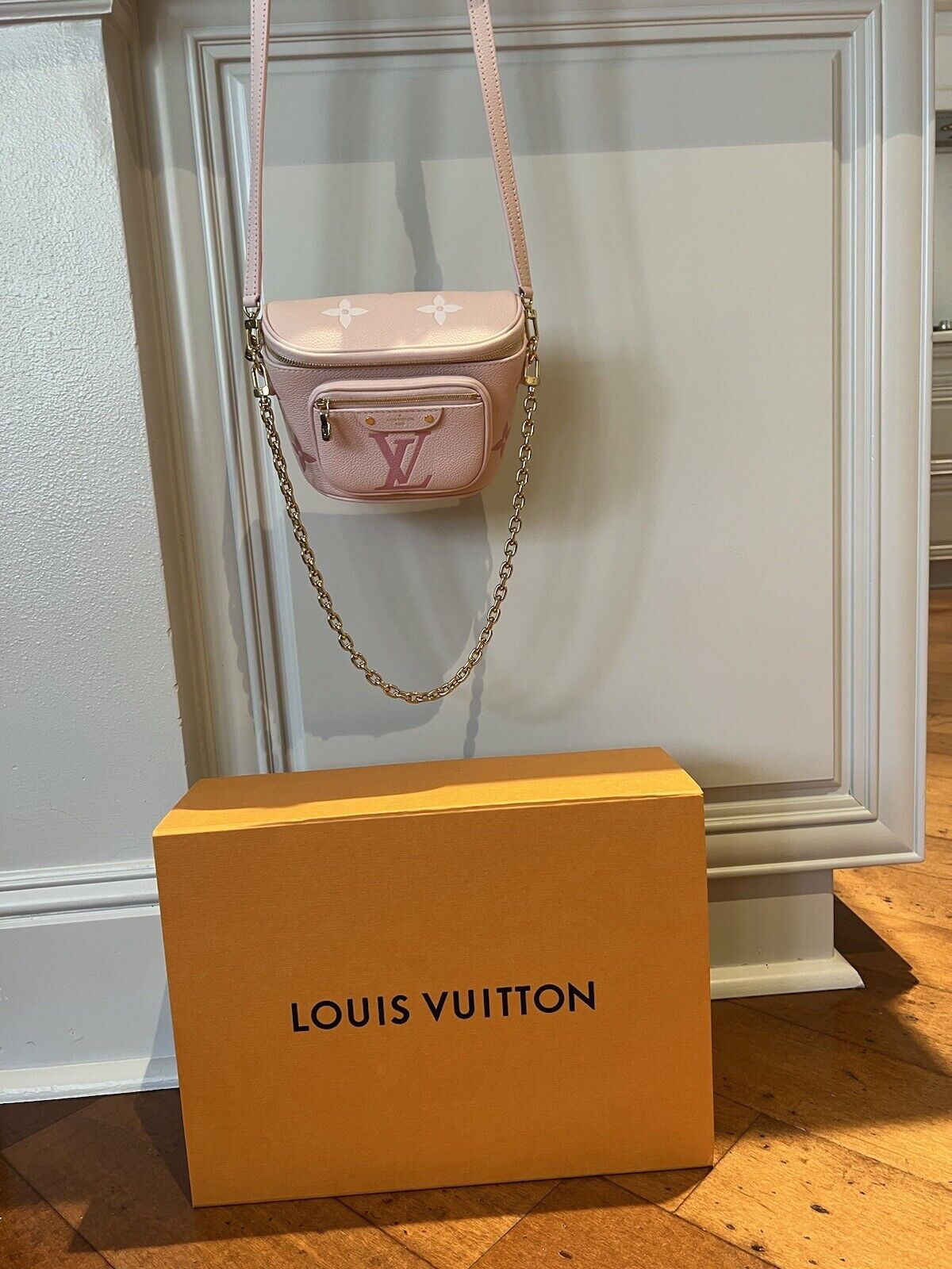 mini bum bag reveal🤍 #baghaul #shopping #louisvuitton #designer
