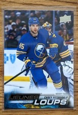 2022 23 Upper Deck Casey Fitzgerald French Young Guns/Jeunes Loup #498 Sabres!