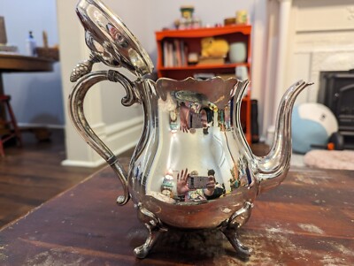 3-1910 銀食器　NEWPORT GORHAM コーヒーセット Gorham Newport Silverplate 8.25