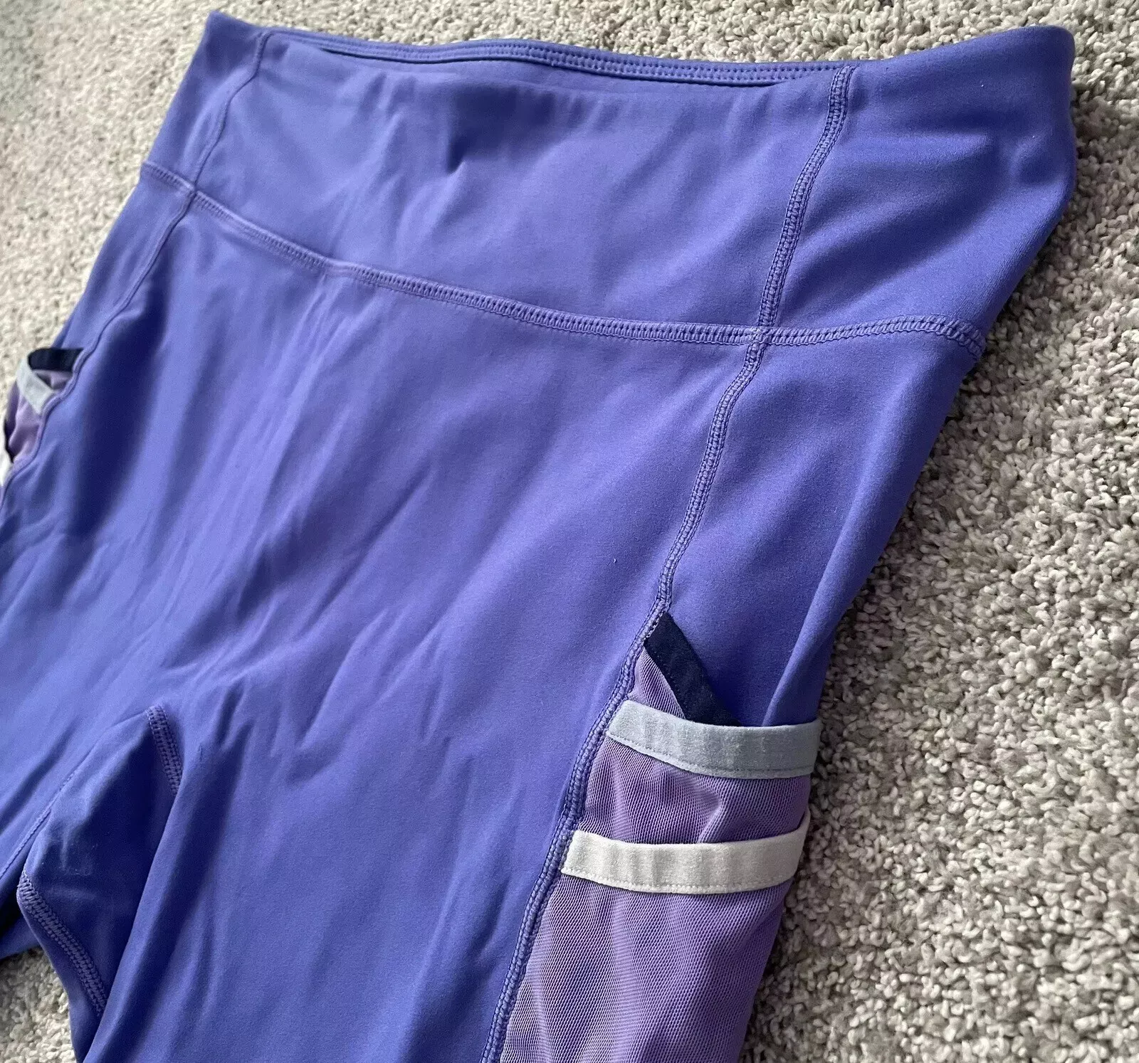 fabletics motion 365 sheer cutout 7/8 leggings