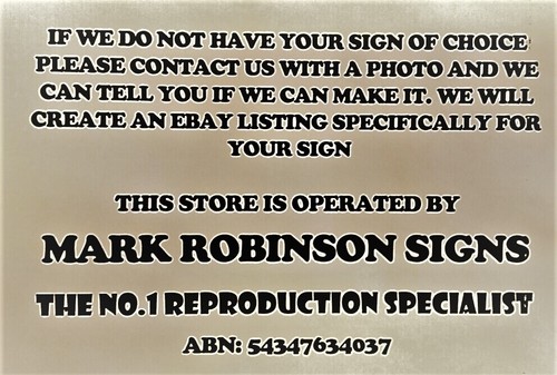 RAILWAY CROSSING ENAMEL SIGN REPRODUCTION (MADE TO ORDER) #13 - Picture 2 of 3