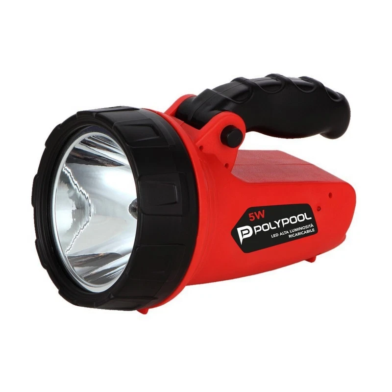 Torcia Faro Lampada LED POLY POOL PP3172 Superfaro Rosso 5 Watt 350 Lumen, fotografia 7 di 7