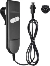 Electric Recliner Replacement Parts - 5 Pin 2 Button Straight plug, Black 