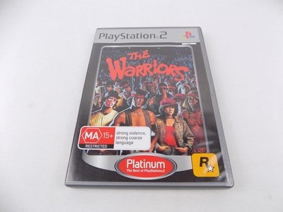 Mint Disc Playstation 2 Ps2 Platinum The Warriors - Inc Manual