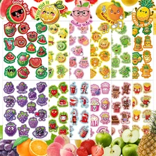 Scratch and Sniff Stickers, 360 PCS Reusable Smelly Stickers for Kids, 24 Sheets