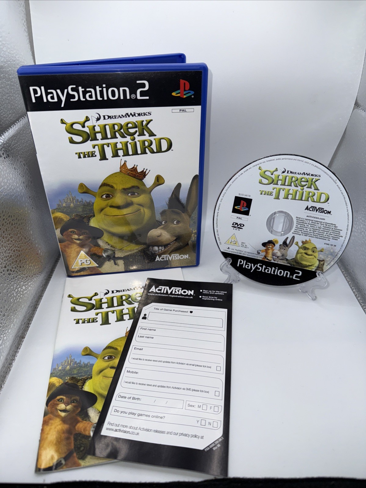 ps2 SHREK The THIRD Game Playstation PAL UK Version