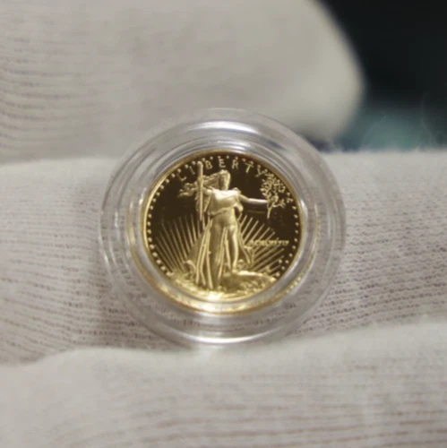 1989 US Proof Gold Eagle $5 1/10th Gem Original Plastic