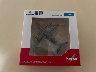 Ila Berlin 2026 Sondermodell Airbus A400M Atlas Wunstorf Herpa Maßstab 1:500