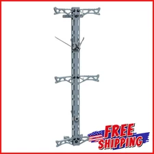 ALUMINUM TREESTAND CLIMBING STICKS Foldable Steps Boot Grabbing Grooves 30"