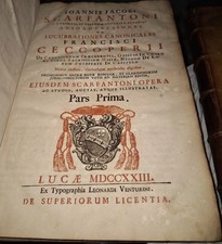 Joannis Jacobi Scarfantoni.diritto canonico, 1723