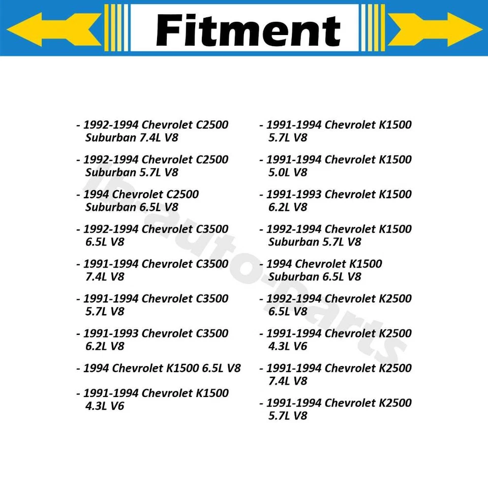 Kit de resistencia de motor soplador HVAC para Chevrolet Blazer 1988 1989 1990 1991 1992 Foto 3 de 4